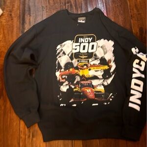 Indy 500 Black Racing Crewneck Sweater